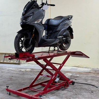Elevador de motos de Tijera hidráulico y neumático 450 kg - 2/6