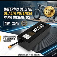 Baterías de LithiumK-Volt, para bici motos - Img 56594738