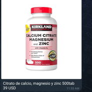 Citrato de calcio magnesio y zin - Img 55821565