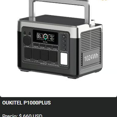 Estaciones de Energía de diferentes modelos y precios EcoFlow y OUKITEL P0995-AV004 - 10/10