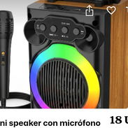 Mini Speaker bocina con micrófono - Img 55562332
