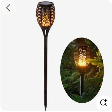 Antorcha por carga solares para jardines y otros - Img 124948151