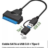 SATA USB 3.0 + Tipo C* SATA USB 3.0/ SATA USB para discos de laptop/ SATA USB discos externos/ SATA USB discos 3.5" - Img 39807019