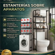 Organiza tus productos de limpieza o artículos de aseo con nuestras estanterías de estructura reforzada - Img 55662347