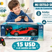 Carros control remoto y mas variedad de juguetes para niñas y niños serv de mensajería costo adicional opcional - Img 58332807