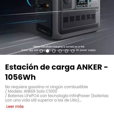 Estación de carga ANKER - 1056Wh. / Modelo: ANKER Solix C1000 - Img 114848272
