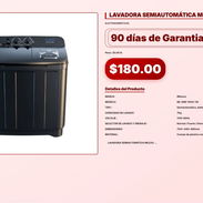LAVADORA SEMIAUTOMÁTICA MILEXUS 7KG . - Img 57102663
