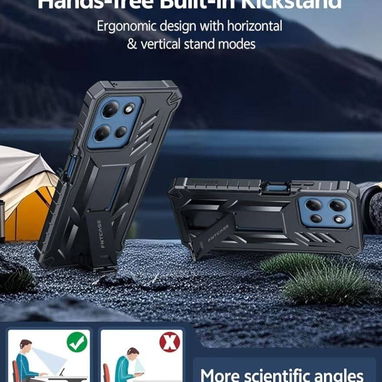 FNTCASE Motorola Moto G Play 2026 / 2025 5G – Black | videojuegoshabana.com - Img 123176991