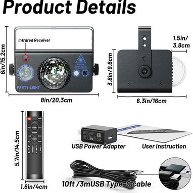 Pareja de Bafles - JBL PartyBox Stage 320 - Con sus Tripodes y Equipo USB de Luz Laser y Efectos - Img 126905773