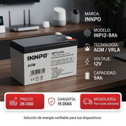 📦 BATERÍA AGM 12V 9Ah – INNPO 🏠 - Img 56556345