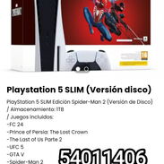 !!!!PlayStation 5 SLIM New en su caja 0km. Edición Spider-Man 2 (Versión de Disco)!!! - Img 45631436