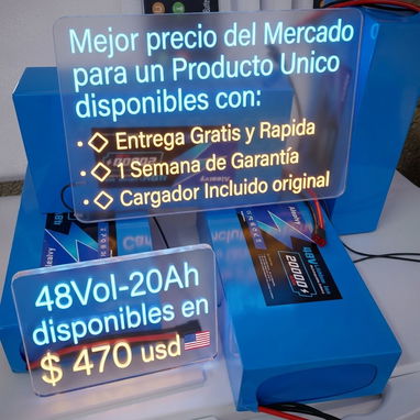 ENTRARON NUEVAMENTE LAS BATERIAS DE 48 Vol/20 Amp, por si usted o algún conocido necesita ...‼️🙏‼️  Quedan Pocas..!! - Img 119355234