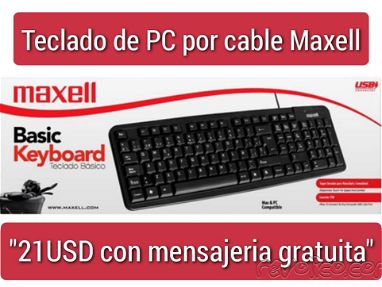 Teclado de PC por cable maxell - Img main-image-45723408