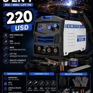 Soldadora Inverter marca y FAGHTO. Modelo UN-350. Mig+mma+tig Inversora Microalambre 350A 110v y 220v - Img 54140516