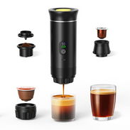 MÁQUINA DE CAFÉ PORTÁTIL | CAFETERA AUTOMÁTICA | CAJETILLA DE CAFÉ | PANTALLA DIGITAL | CARGA USB - Img 56686391
