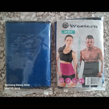 Faja de neopreno para deporte. Ajustable con velcro - Img 119047903