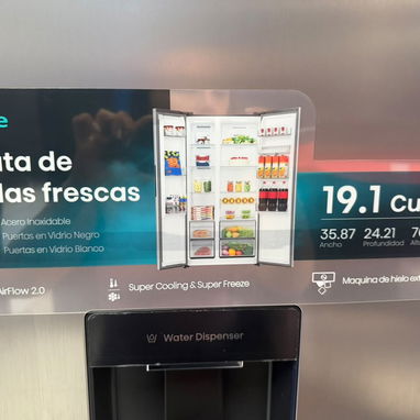 REFRIGERADOR HISENSE 19.1 " SIDE BY SIDE - 3/5