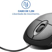 TENGO mause usb okm 0 MULTILASER Mouse c Wire Classic 1200 Multi 53274327 - Img 49826266