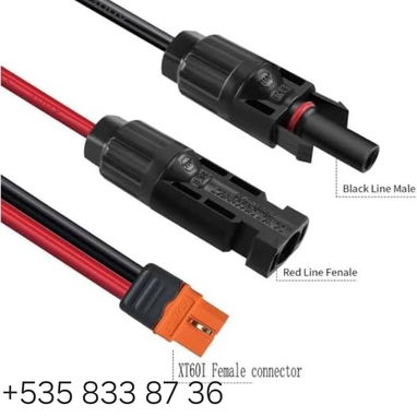 Cable de ecoflow a panel solar 2metros de largo - Img 119566629