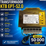 Transformador Autotransformador KTB 2,0 kVA – Multitensión - Img 56745501