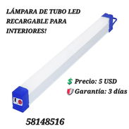 LÁMPARA DE TUBO LED RECARGABLE PARA INTERIORES - Img 55987279