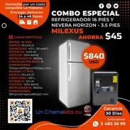 🧊 AHORRA 45 USD 🧊 REFRI DE 16 PIES Y NEVERA HORIZ. 3.5 PIES. SERVICIO DE ENTREGA CON FACTURA Y GARANTÍA. TLF 54833699 - Img 54055633