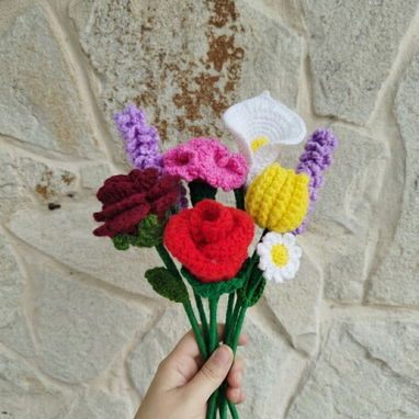 Ramos de flores tejidas - 5/6