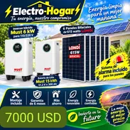 KIT SOLAR CON TODO LOS ACCESORIOS Y INSTALACIÓN INCLUIDA 🛠️ - Img 58178468