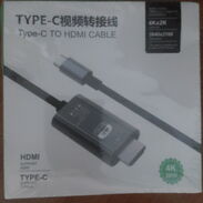 Cable USB C a HDMI 4K [Enchufes antiinterferencias] Cable tipo C a HDMI de 2 m Compatible con Thunderbolt 3/4 para MacBo - Img 45553068