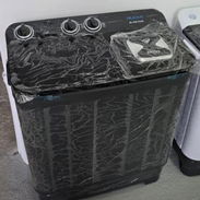 Lavadora Milexus Negra ☑️7 kgs Semiautomática  ☑️ Garantía 1 mes  ☑️*MENSAJERÍA INCLUÍDA PARA LOS MUNICIPIOS MENCIONADOS - Img 55173631