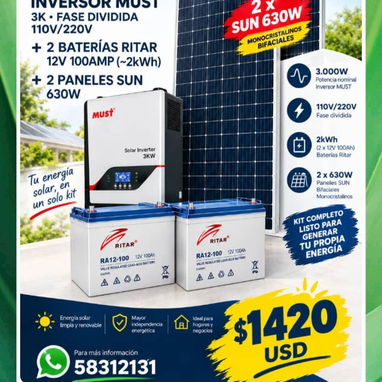 Kit solares para 2K - 3/5