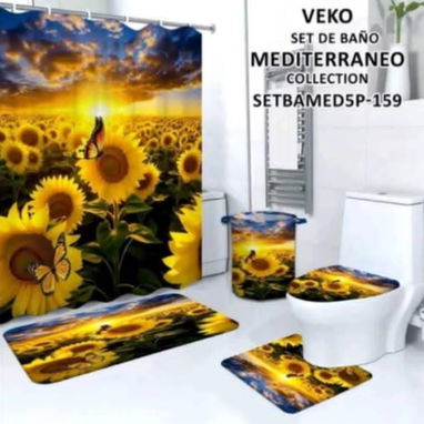🔖Set de baño de 5 piezas - Img 123068155