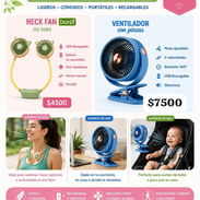 Ventiladores de presilla recargable - Img 57152481