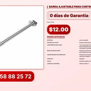 BARRA AJUSTABLE PARA CORTINA DE BAÑO VPT#-0171 - Img 56829217