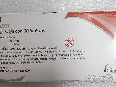 Metronidazol Tabletas 500 mg - Img 61687490