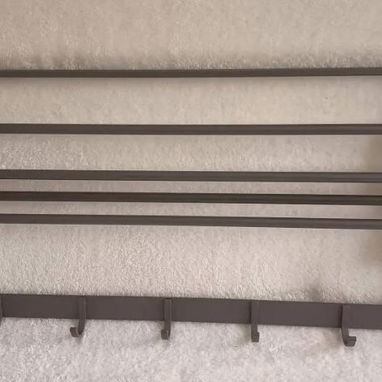 Toallero Plegable de Pared con Ganchos (cv) - Img 120510223