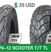 GOMAS de moto, bicimoto y triciclos 90-90-12 y 120-70-12 ✅ ¡Seguridad y Rendimiento al Máximo para tu Vehículo! Contamos - Img 50954024