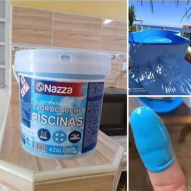 PINTURA PARA PISCINA.... AZÚL, VERDE, BLANCO, CREMA - Img 120323847