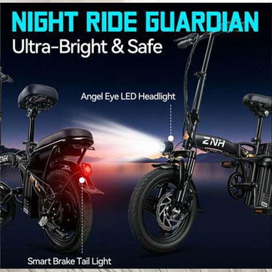 ⚡BICICLETA ELÉCTRICA PLEGABLE - 2/5