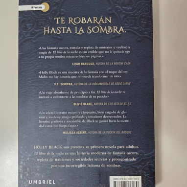 Libro Original El Libro de la Noche de Holly Black - Img 124476628