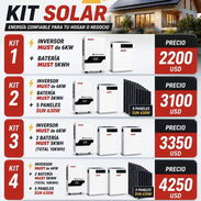 Kit solar inversores must + baterías must - Img 55848334