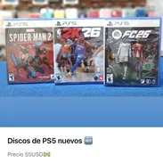 🎮 Juegos PS5 Nuevos 🕷️ Spider-Man 2 | 🏀 NBA 2K26 | ⚽ EA Sports FC26 📦 Sellados en caja 💵 Solo 55 USD cada uno - Img 57059468