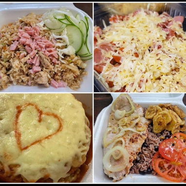 Entrantes 馃 Croquetas 950 Salshipapa 1800 Papitas fritas 1000 Tostones de At煤n 1800 Tostones jam贸n ahumado 1600 Pollo - Img 121939257