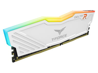➡️ DDR4 T-Force Delta 2 RGB 8GB 3200mhz White ➡️ NEW - Img main-image