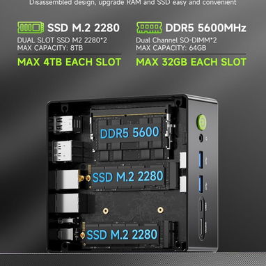 🍑Mini PC GMKtec🍑 Ryzen 9 32GB/1TB - 5/9
