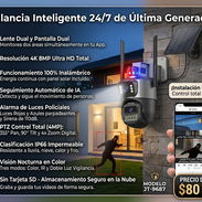 Camara de seguridad con visión nocturna doble camara - Img 55786544