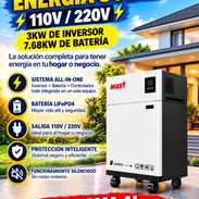Estación 2 en 1 MUST 3KW/7.68 Kwh 110/220V - Img 57822085