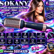 CEPILLO ALISADOR ELECTRICO SOKANY, FACTURA Y GARANTÍA. VARIEDAD DE PRODUCTOS IMPORTADOS PARA SU CABELLO Y ÚTILES - Img 57528093