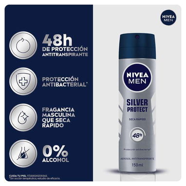 Nivea Men Silver Protect 150 mL - Img 118131079