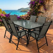 Juego de comedor de 6 plazas para terraza y exterior - Img 56882492